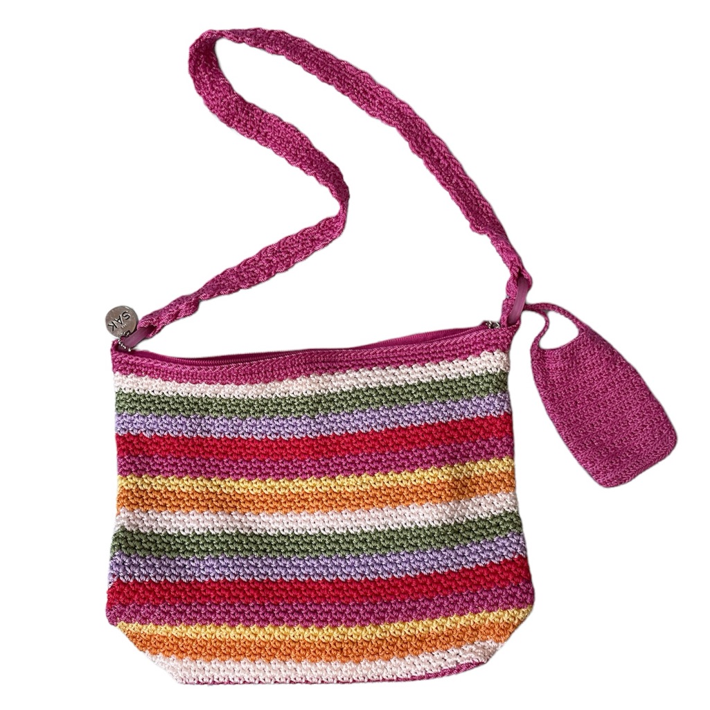 The Sak Rainbow Knitted Shoulder Bag